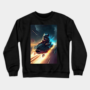 Super Dog Kart Racing Game Crewneck Sweatshirt